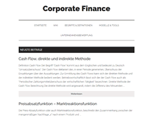 Tablet Screenshot of corporate-finance.org